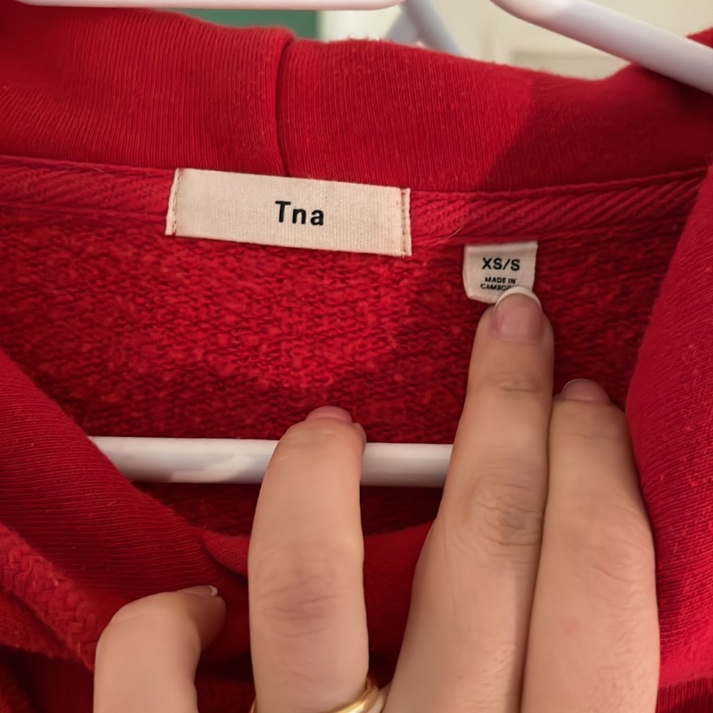Aritzia TNA X Kevin Lyons red hoodie 
Love's Gonna Getcha! - Picture 4 of 5